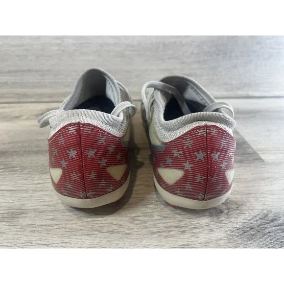 Adidas X Crazyfast USA.3 FG Juniors 2.5 Red White Blue USA Soccer Cleats IG0667 - Picture 5 of 10